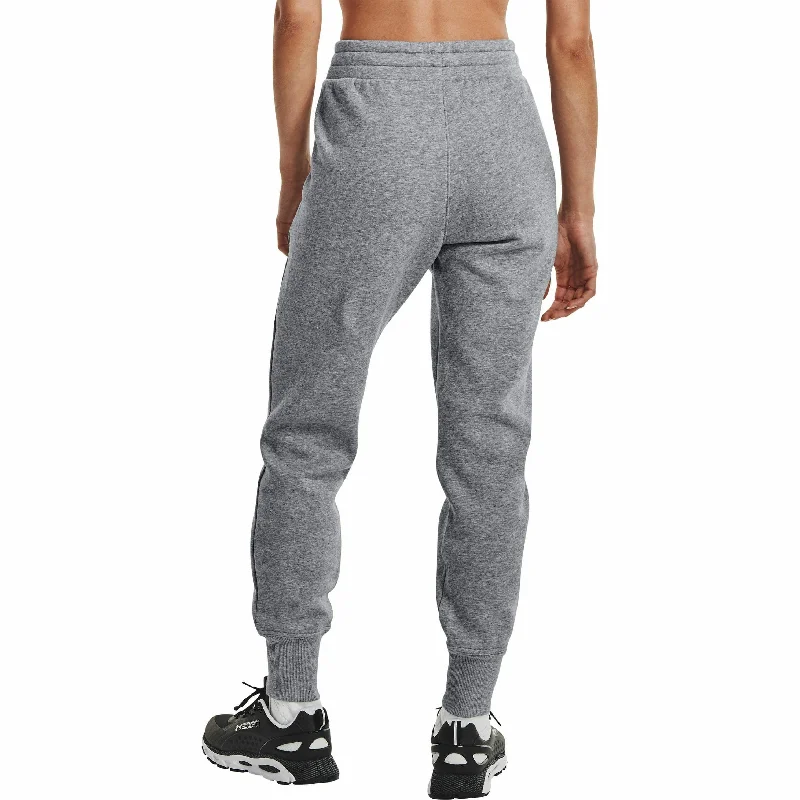 Under Armour Rival Womens Fleece Joggers - Grey