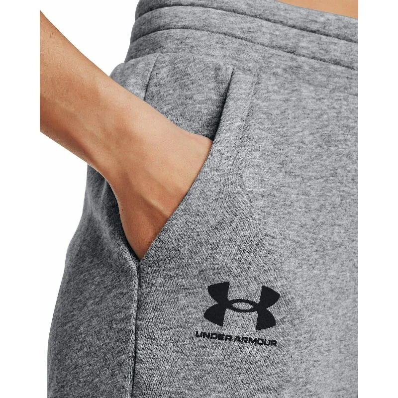 Under Armour Rival Womens Fleece Joggers - Grey