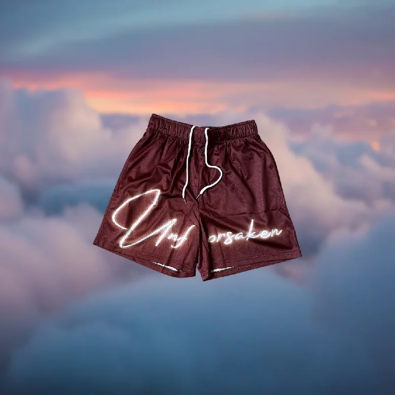 UNFORSAKEN 135 Cursive Mesh Shorts