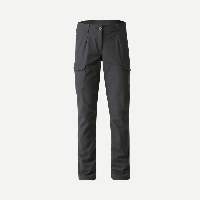 Women's Travel Trekking Cotton Cargo Trousers Travel 100