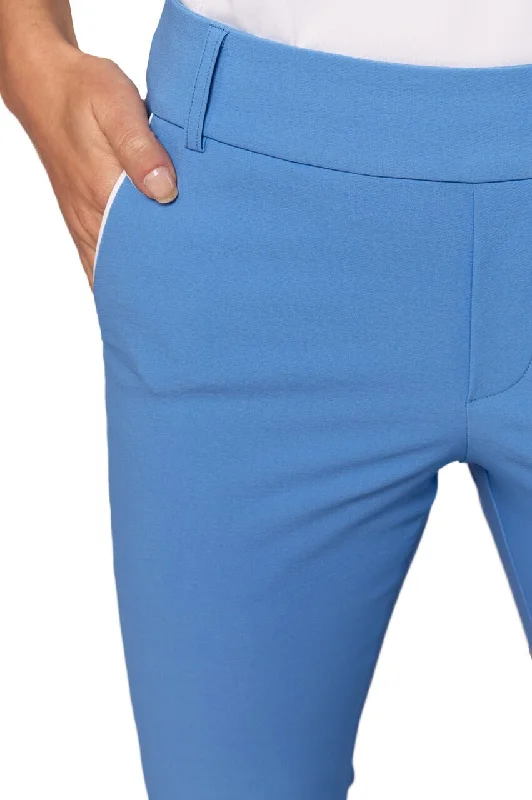 Zoo Blue Stretch Ankle Pant