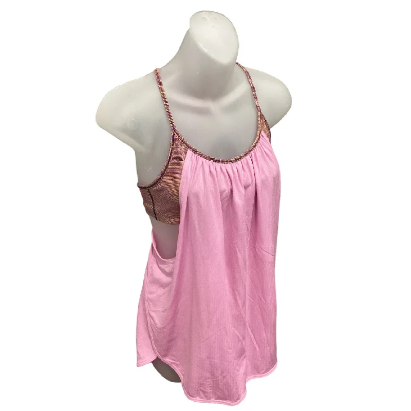 Athletic Tank Top By Lululemon In Pink, Size: 6