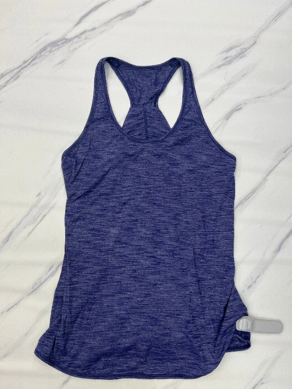 Athletic Tank Top By Lululemon In Purple, Size: 4