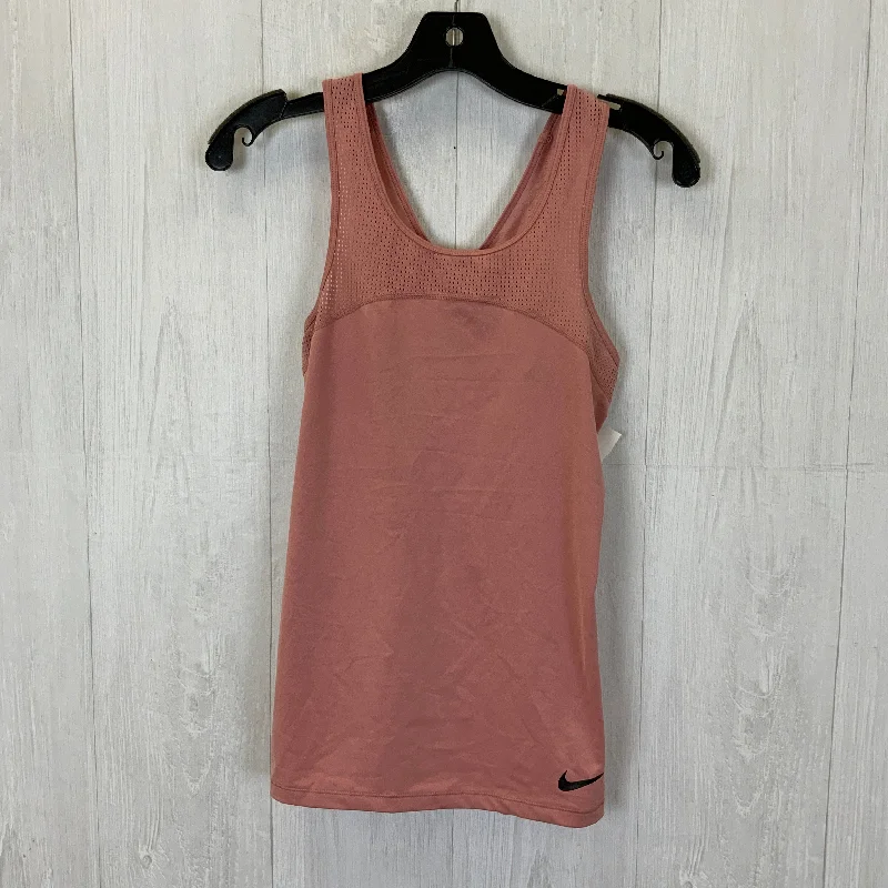 Athletic Tank Top By Nike Apparel In Pink, Size: S