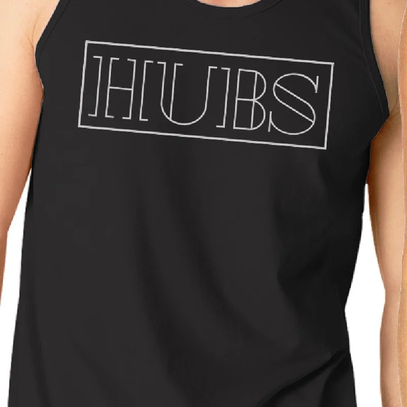 Hubs And Wife Matching Couple Black Tank Tops