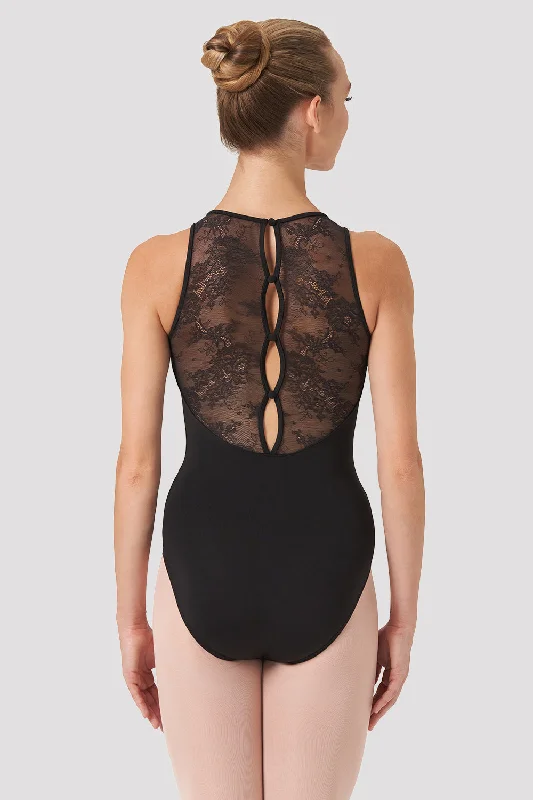 Ladies Fresia Button Back Leotard