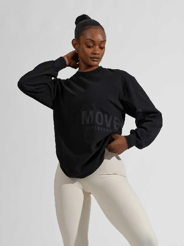 Moves Long Sleeve Tee - Black