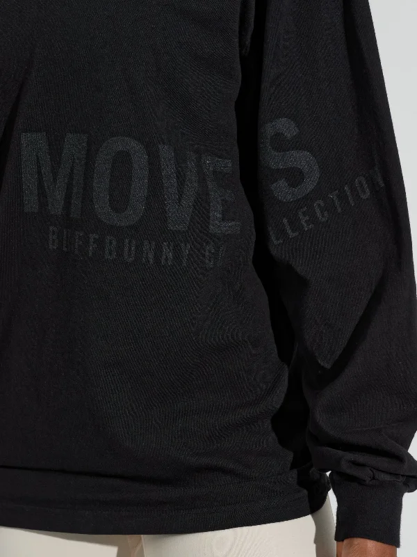 Moves Long Sleeve Tee - Black