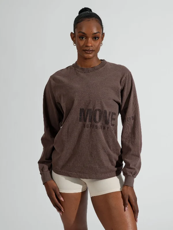 Moves Long Sleeve Tee - Clove