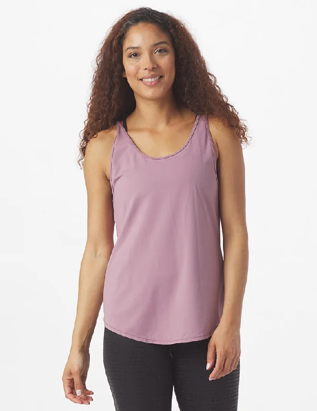 Pyramid Tank: Mauve