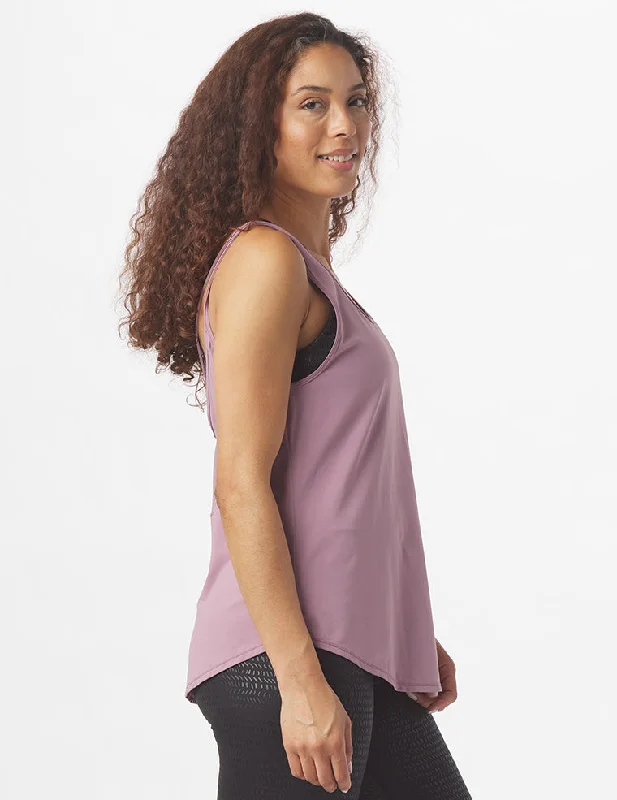 Pyramid Tank: Mauve