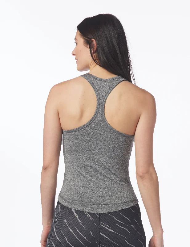 Simplicity Tank: Black Heather