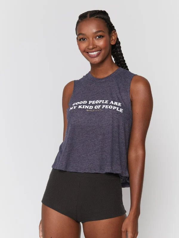 Spiritual Gangster Good People Crop Tank