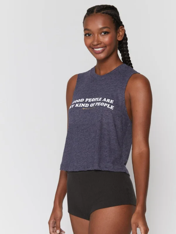 Spiritual Gangster Good People Crop Tank