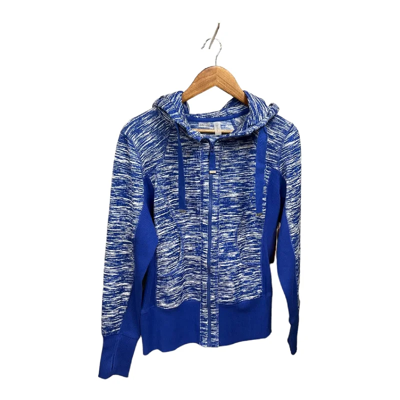 Athletic Jacket By Zella In Blue, Size: L