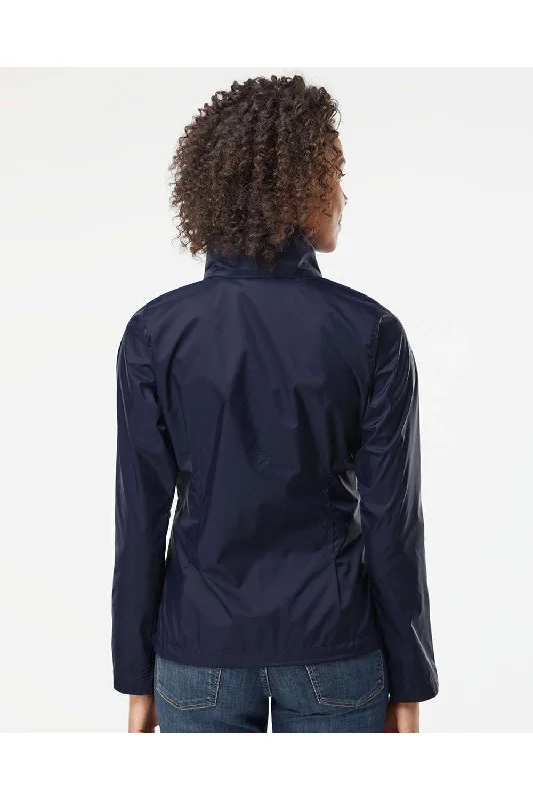 Columbia Womens Switchback III Water Resistant Full Zip Hooded Jacket - Dark Nocturnal Blue - NEW