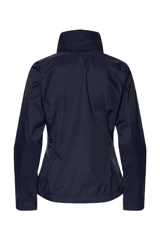 Columbia Womens Switchback III Water Resistant Full Zip Hooded Jacket - Dark Nocturnal Blue - NEW