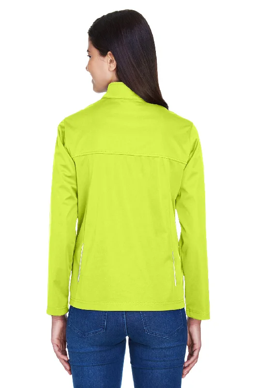 Core 365 Womens Techno Lite Water Resistant Full Zip Jacket - Safety Yellow