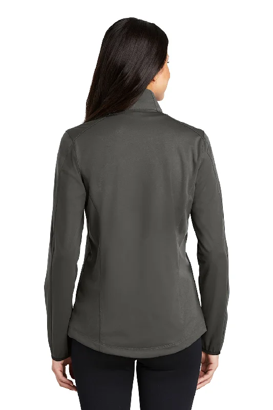 Port Authority Womens Active Wind & Water Resistant Full Zip Jacket - Steel Grey