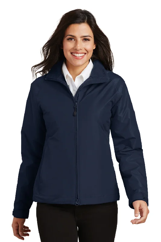 Port Authority Womens Challenger Wind & Water Resistant Full Zip Jacket - True Navy Blue