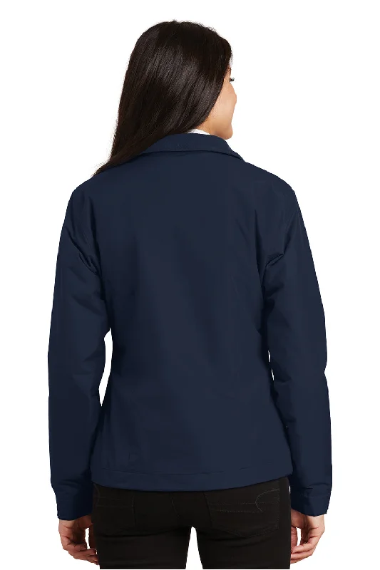 Port Authority Womens Challenger Wind & Water Resistant Full Zip Jacket - True Navy Blue