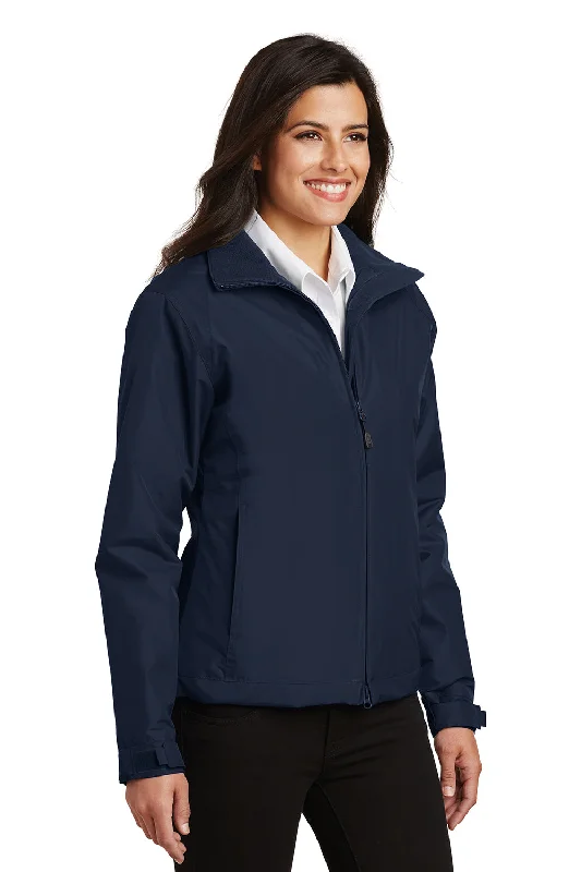 Port Authority Womens Challenger Wind & Water Resistant Full Zip Jacket - True Navy Blue