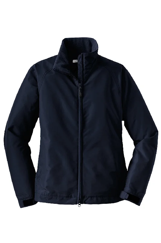 Port Authority Womens Challenger Wind & Water Resistant Full Zip Jacket - True Navy Blue