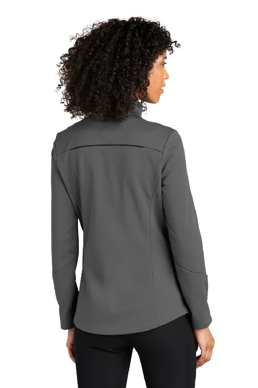 Port Authority Womens Collective Tech Waterproof Full Zip Soft Shell Jacket - Graphite Grey