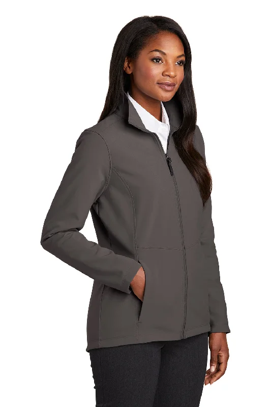 Port Authority Womens Collective Wind & Water Resistant Full Zip Jacket - Graphite Grey