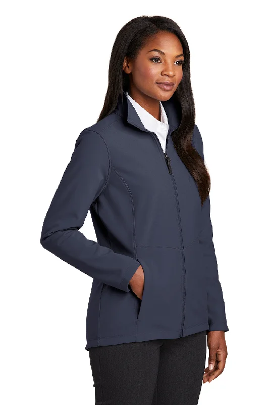 Port Authority Womens Collective Wind & Water Resistant Full Zip Jacket - River Navy Blue