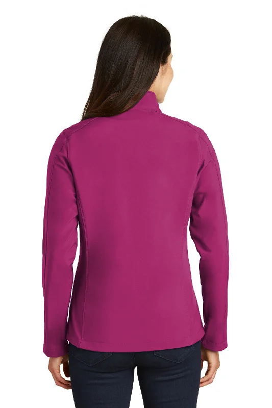 Port Authority Womens Core Wind & Water Resistant Full Zip Jacket - Very Berry Purple