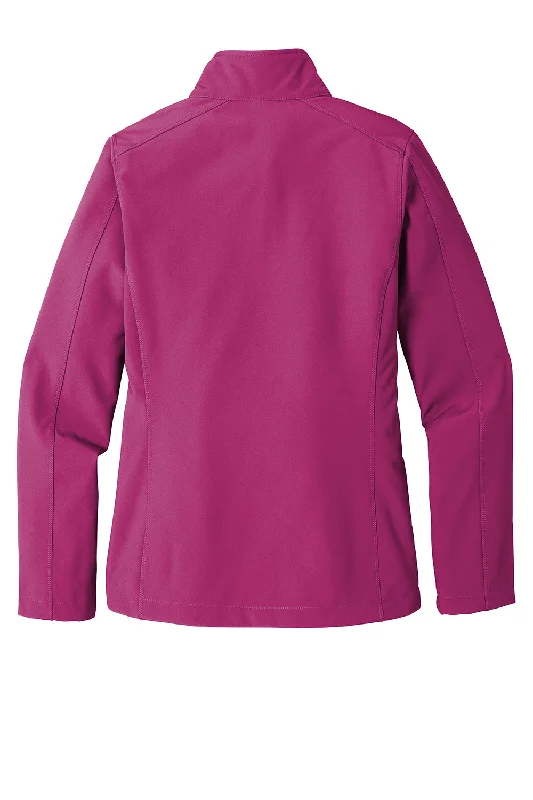 Port Authority Womens Core Wind & Water Resistant Full Zip Jacket - Very Berry Purple