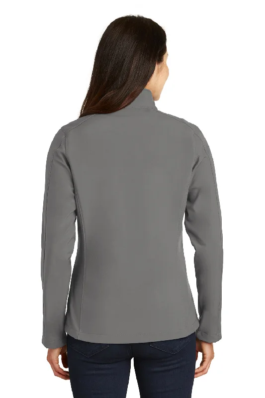 Port Authority Womens Core Wind & Water Resistant Full Zip Jacket - Deep Smoke Grey