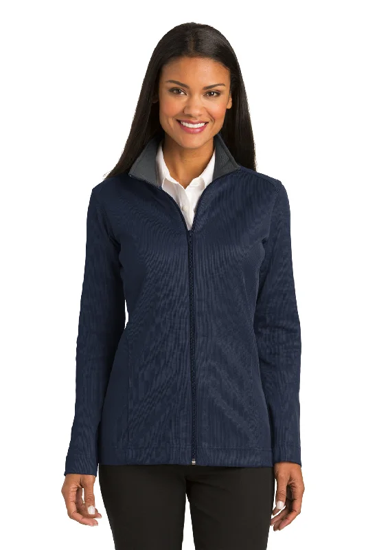 Port Authority Womens Full Zip Jacket - True Navy Blue