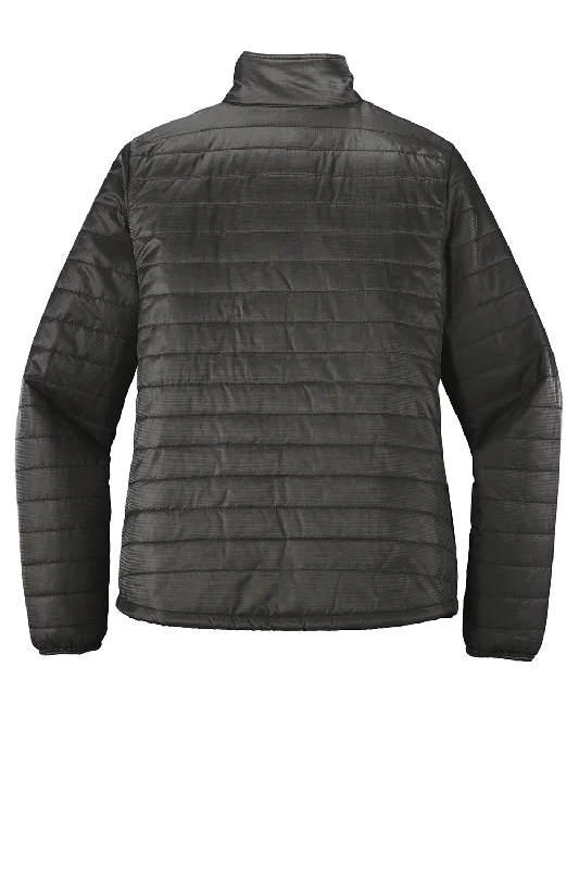 Port Authority Womens Water Resistant Packable Puffy Full Zip Jacket - Sterling Grey/Graphite Grey