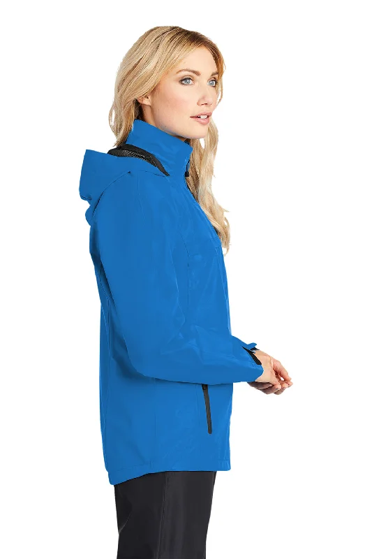 Port Authority Womens Torrent Waterproof Full Zip Hooded Jacket - Direct Blue