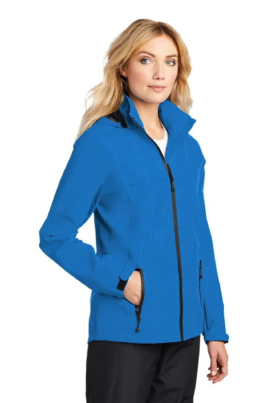 Port Authority Womens Torrent Waterproof Full Zip Hooded Jacket - Direct Blue