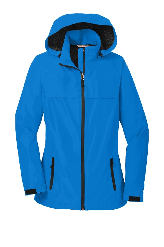 Port Authority Womens Torrent Waterproof Full Zip Hooded Jacket - Direct Blue