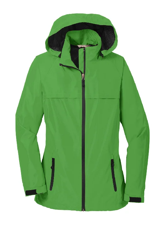 Port Authority Womens Torrent Waterproof Full Zip Hooded Jacket - Vine Green