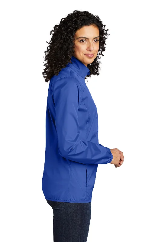 Port Authority Womens Zephyr Wind & Water Resistant Full Zip Jacket - Stratus Grey - Closeout