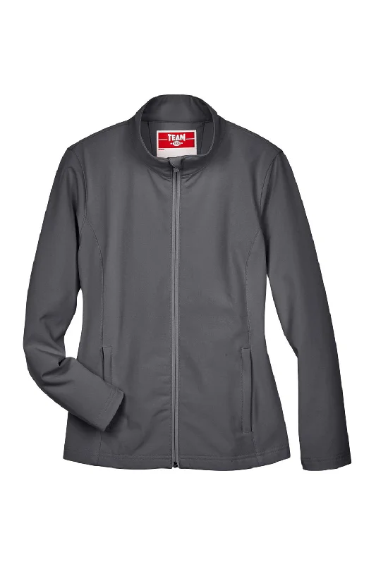 Team 365 Womens Leader Windproof & Waterproof Full Zip Jacket - Graphite Grey