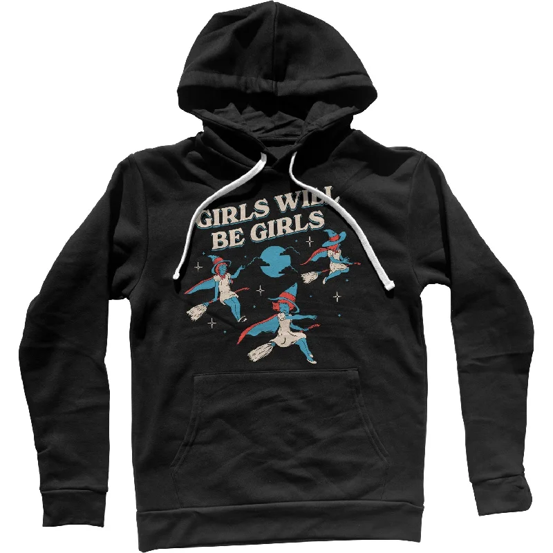 Girls Will Be Girls Witch Unisex Hoodie