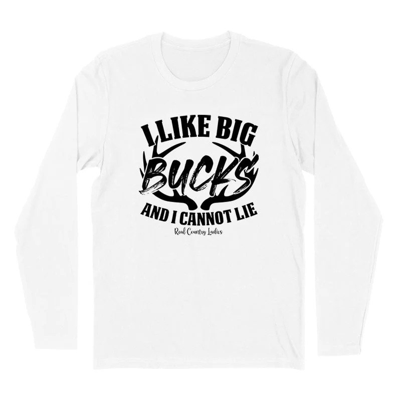 I Like Big Bucks Black Print Hoodies & Long Sleeves