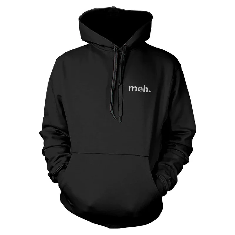 Meh Hoodie Pocket Print Warm Hooded Sweatshirt Graphic Sweater