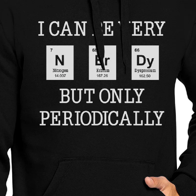 Nerdy Periodically Black Hoodie