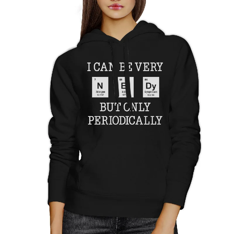 Nerdy Periodically Black Hoodie