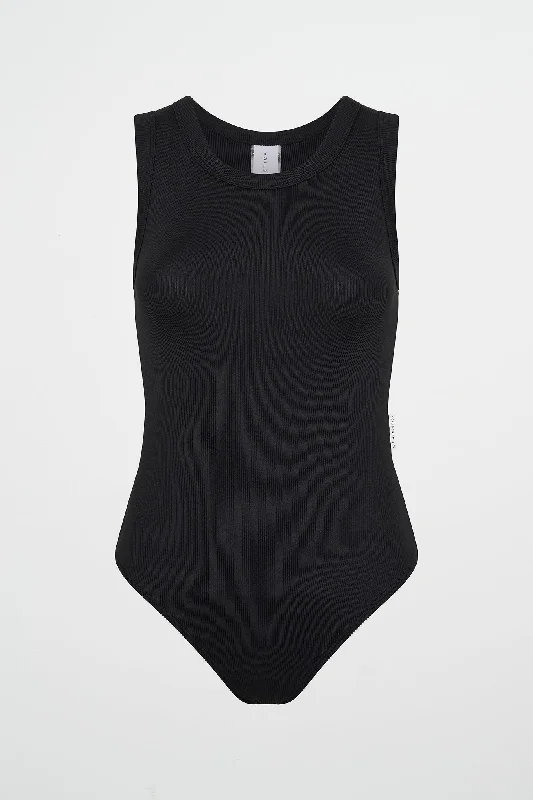 Ribbed Racer Bodysuit 810