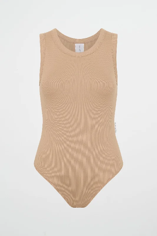 Ribbed Racer Bodysuit 810