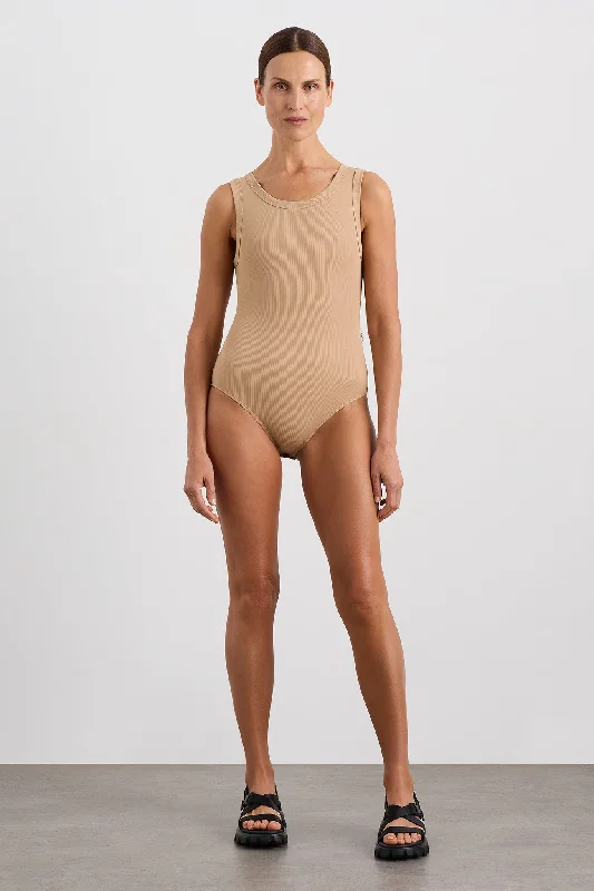 Ribbed Racer Bodysuit 810