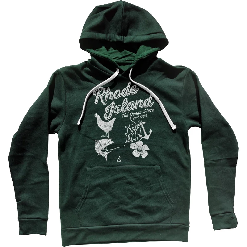 Vintage Rhode Island Unisex Hoodie